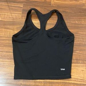 Muses only cropped racer back tank